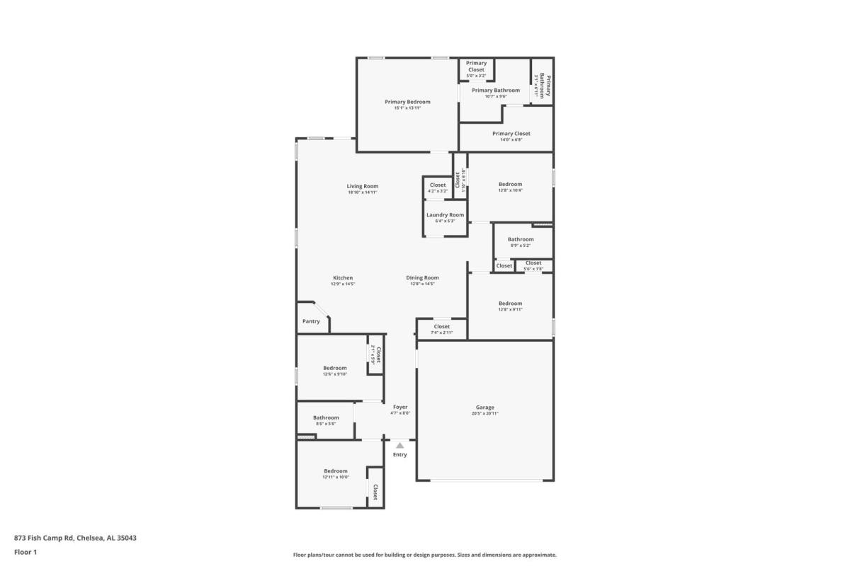House for rent at 873 Fish Camp Rd, Chelsea, AL 35043