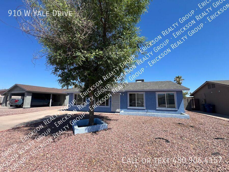 House for rent at 910 W Yale Dr, Tempe, AZ 85283