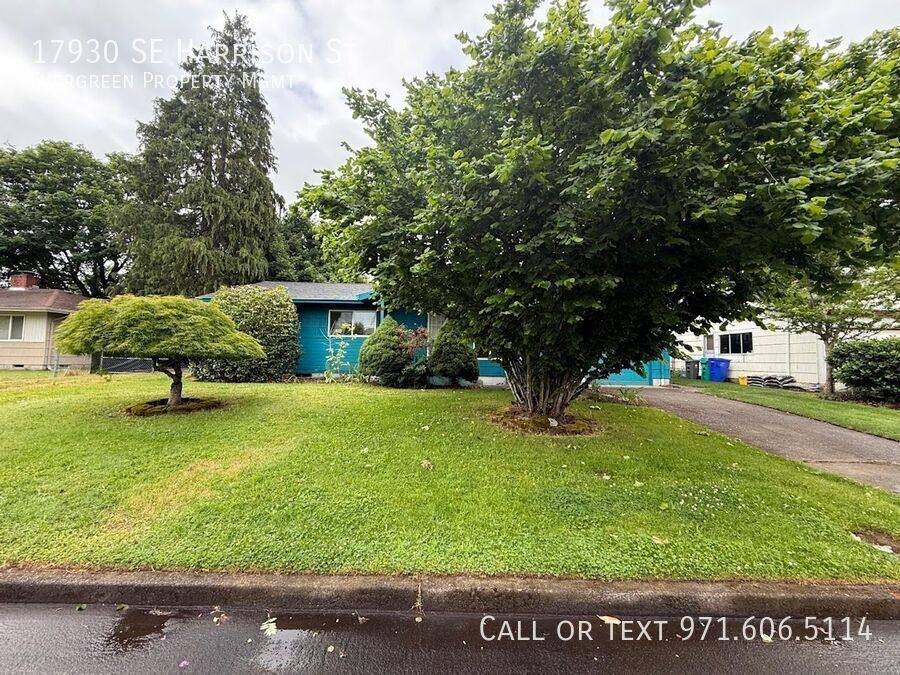 House for rent at 17930 SE Harrison St, Portland, OR 97233