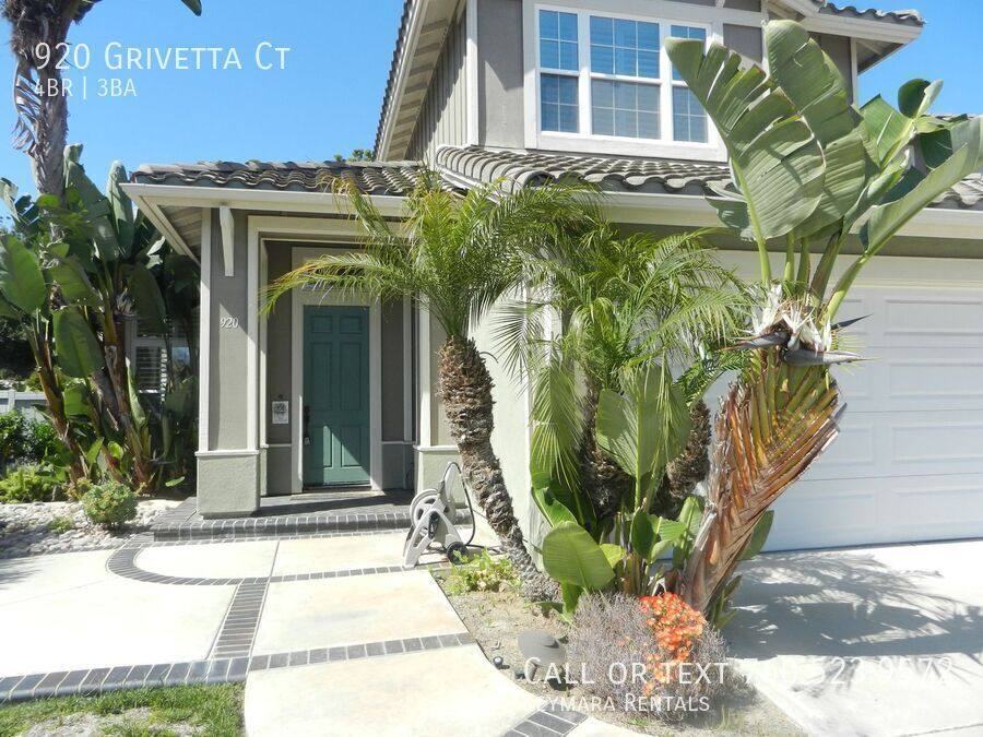 House for rent at 920 Grivetta Court, Carlsbad, CA 92011