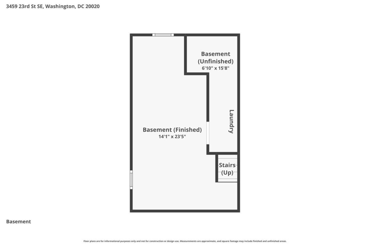 Townhouse for rent at 3459 23rd St SE, Washington, DC 20020