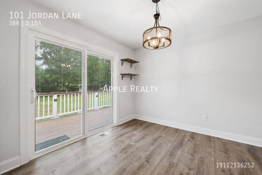 House for rent at 101 Jordan Lane, Wake Forest, NC 27587
