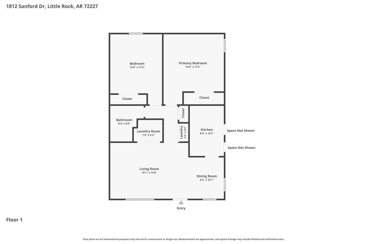 Apartment for rent at 1812 Sanford Dr #1, Little Rock, AR 72227