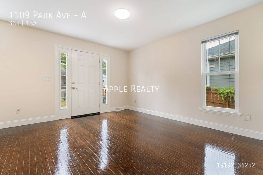 Apartment for rent at 1109 Park Ave #A, Durham, NC 27701