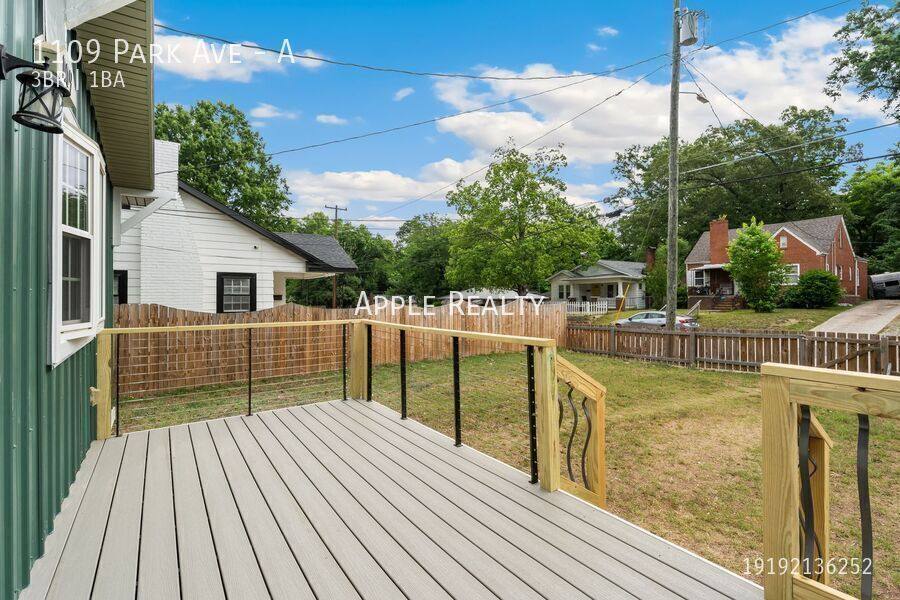 Apartment for rent at 1109 Park Ave #A, Durham, NC 27701