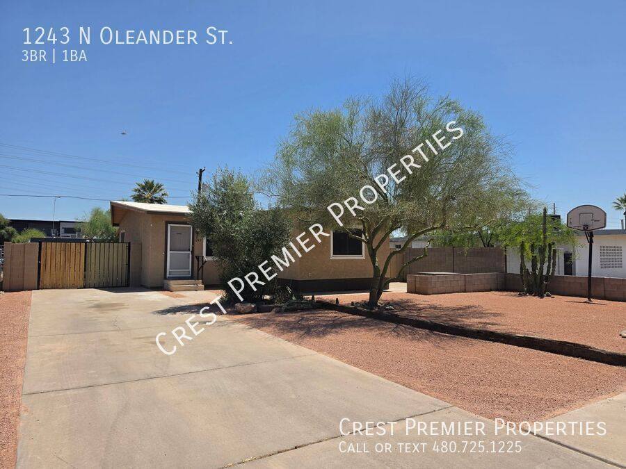 House for rent at 1243 N Oleander St, Tempe, AZ 85288