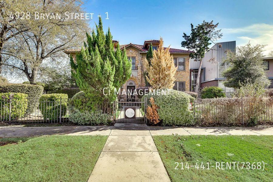 4928 Bryan St #1, Dallas, TX 75206 - Apartment for Rent
