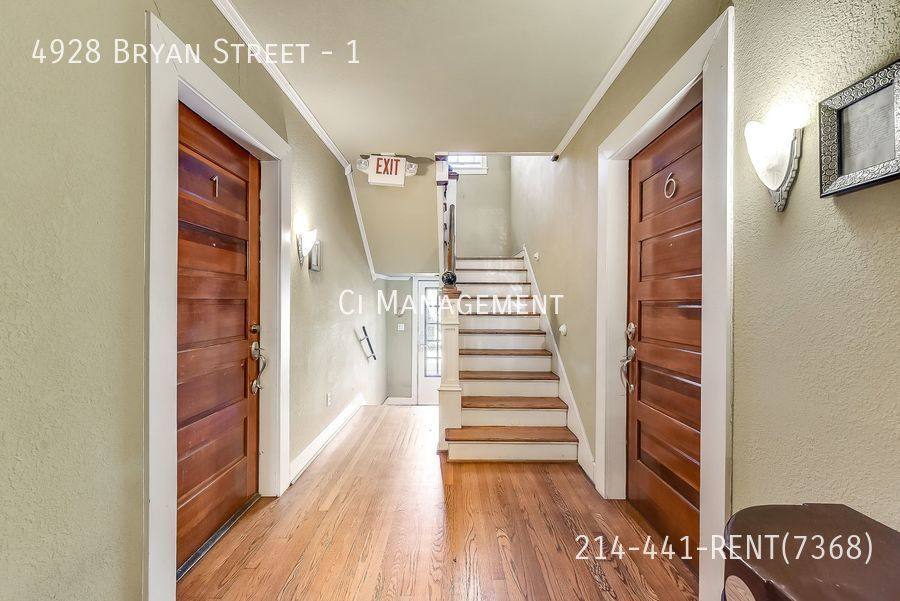 Apartment for rent at 4928 Bryan St #1, Dallas, TX 75206