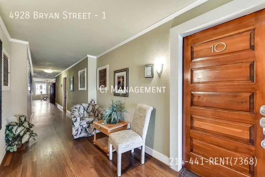Apartment for rent at 4928 Bryan St #1, Dallas, TX 75206