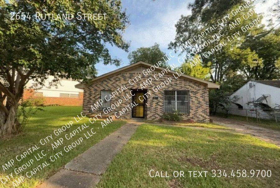 House for rent at 2654 Rutland St, Montgomery, AL 36108