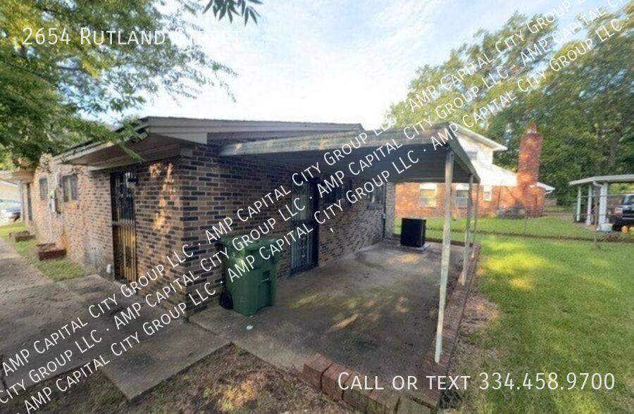 House for rent at 2654 Rutland St, Montgomery, AL 36108
