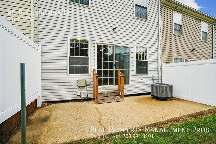 Townhouse for rent at 86 Belladonna Lane #48, Stafford, VA 22554