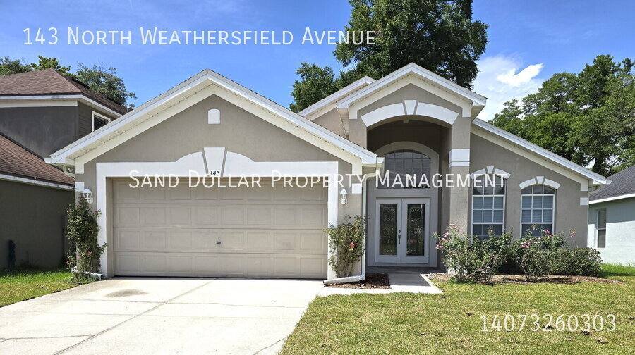 House for rent at 143 N Weathersfield Ave, Altamonte Springs, FL 32714