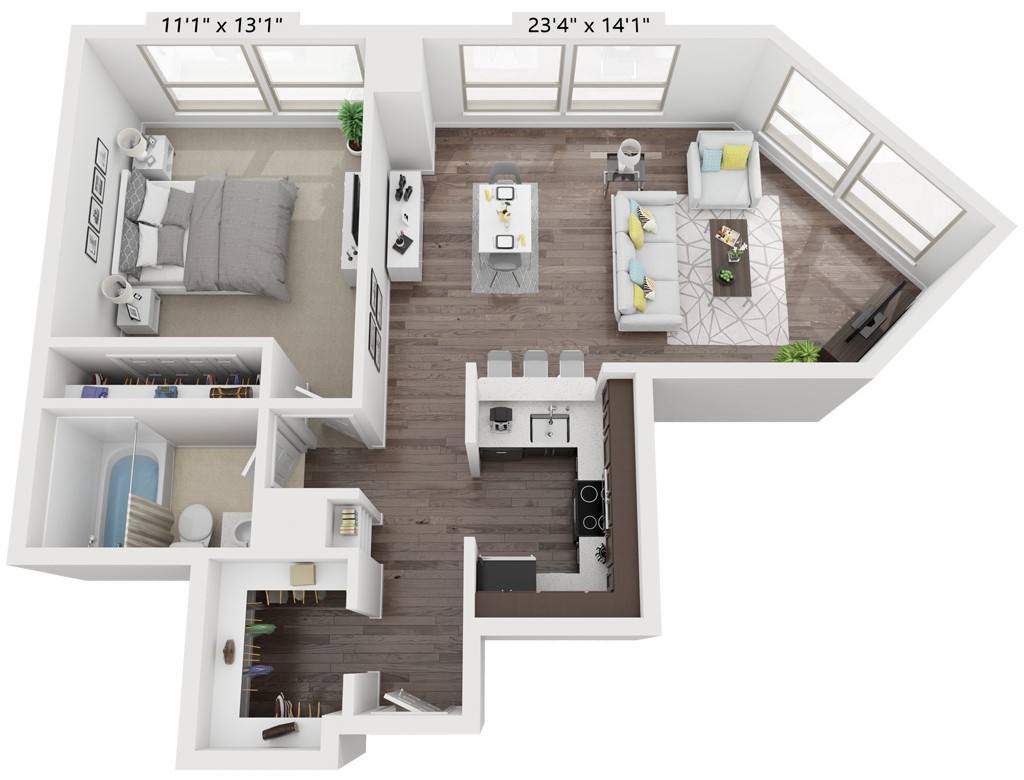 Apartment for rent at 555 W Madison St, Chicago, IL 60661