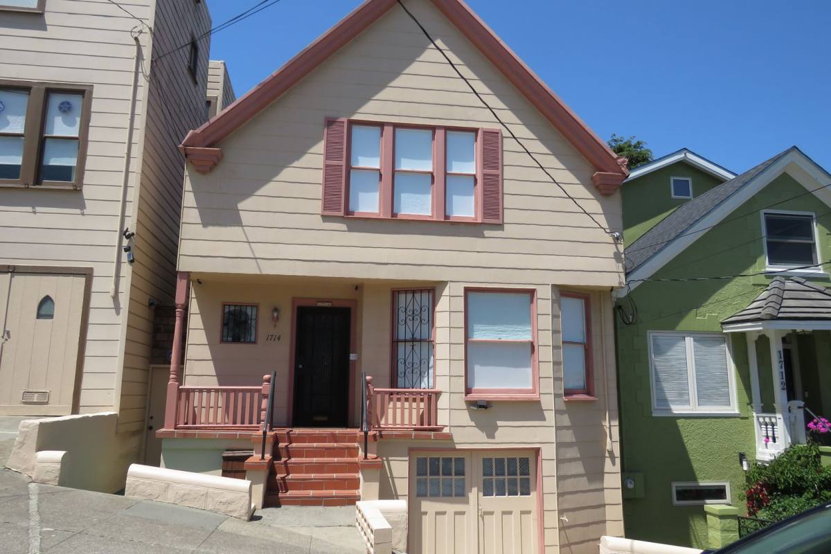House for rent at 1714 Castro, San Francisco, CA 94114