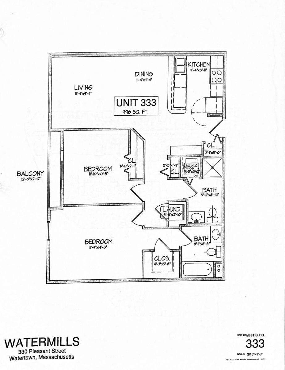 Apartment for rent at 330-350 Pleasant St, Watertown, MA 02472
