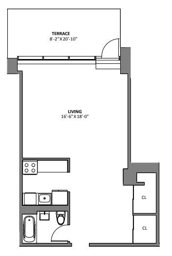 Apartment for rent at 120 Church St #1509, New York, NY 10007