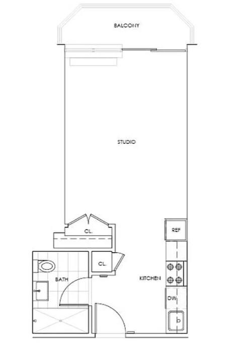 Apartment for rent at 251 W 48th St #21J, New York, NY 10036
