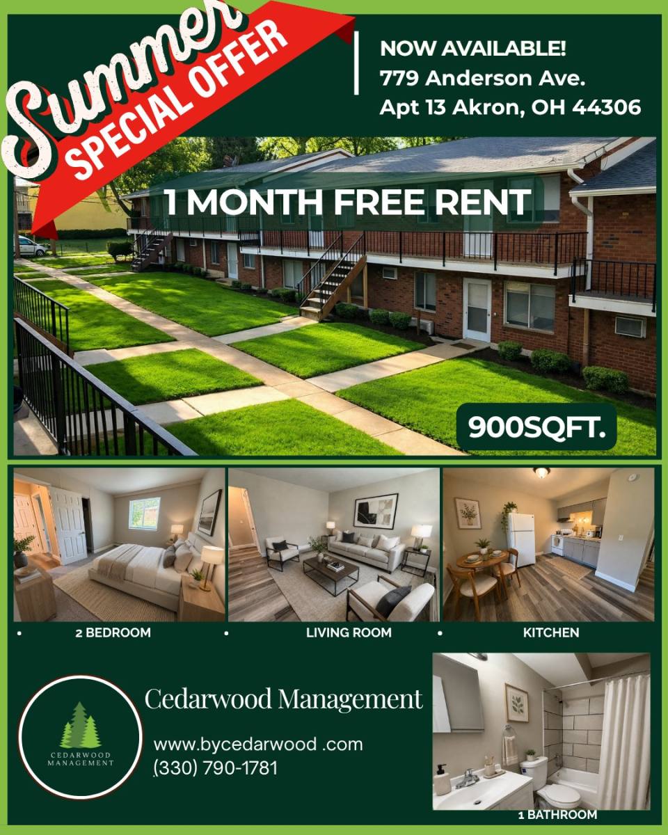 Apartment for rent at 779 Anderson Ave, Akron, OH 44306