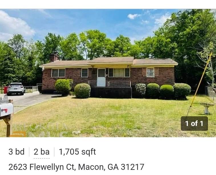 House for rent at 2623 Flewellyn Court, Macon, GA 31217
