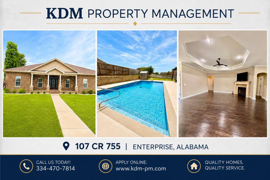 House for rent at 107 County Rd #755, Enterprise, AL 36330