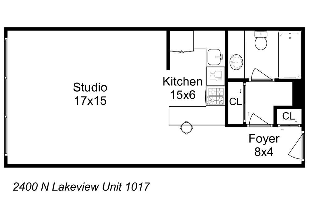 Apartment for rent at 2400 N Lakeview, Chicago, IL 60614