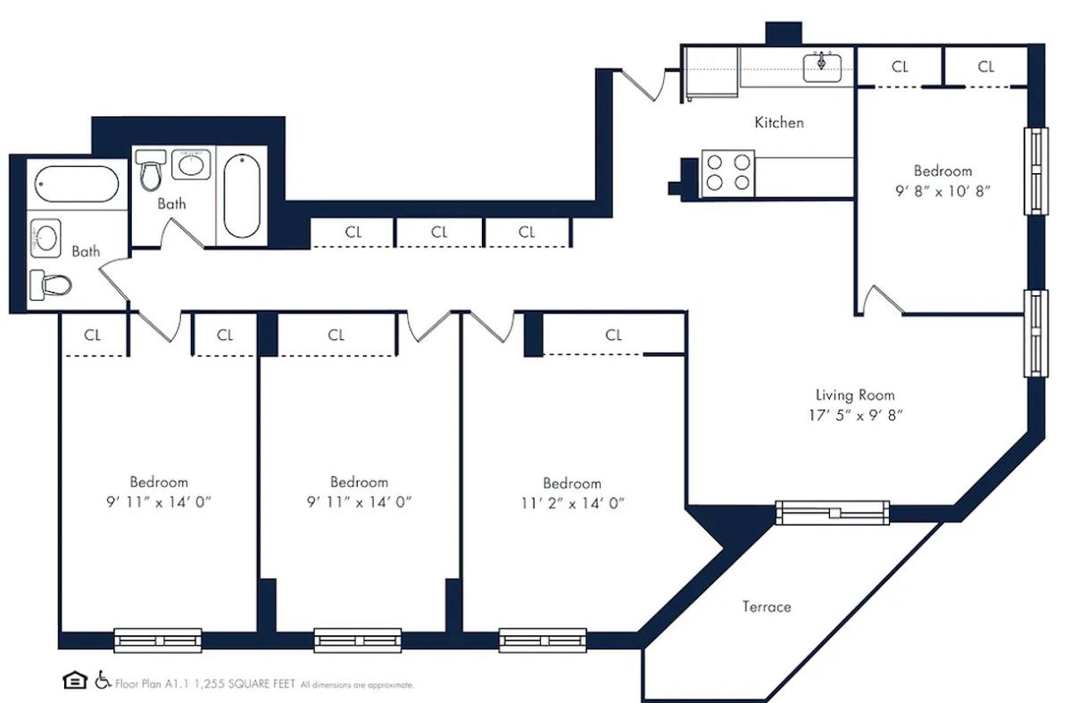 Apartment for rent at 490 2nd Ave #13AA, New York, NY 10016
