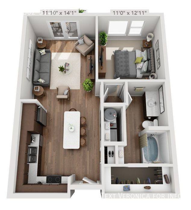 Apartment for rent at 1219 S Lamar Blvd, Austin, TX 78704