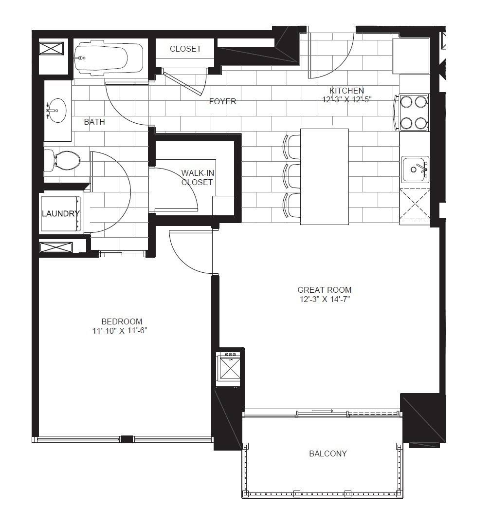 Apartment for rent at 222 W Erie St, Chicago, IL 60654