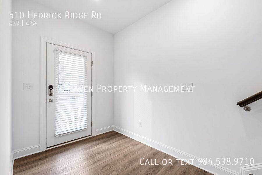 Townhouse for rent at 510 Hedrick Ridge Rd, Cary, NC 27519
