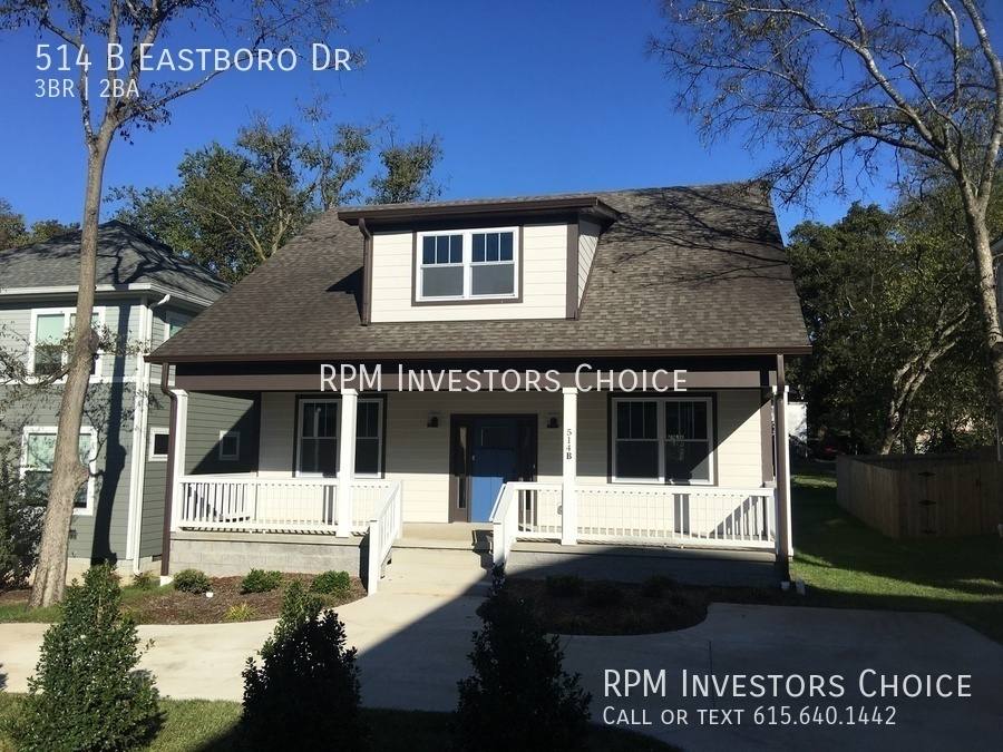 House for rent at 514 B Eastboro Dr, Nashville, TN 37209