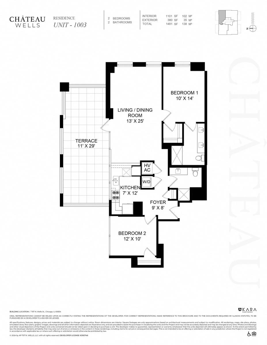 Apartment for rent at 707 N Wells, Chicago, IL 60654