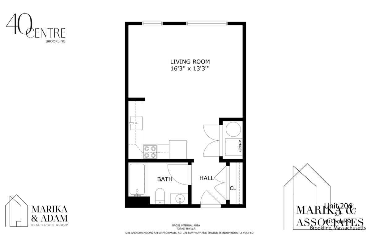 Apartment for rent at 40 Centre St, Brookline, MA 02446