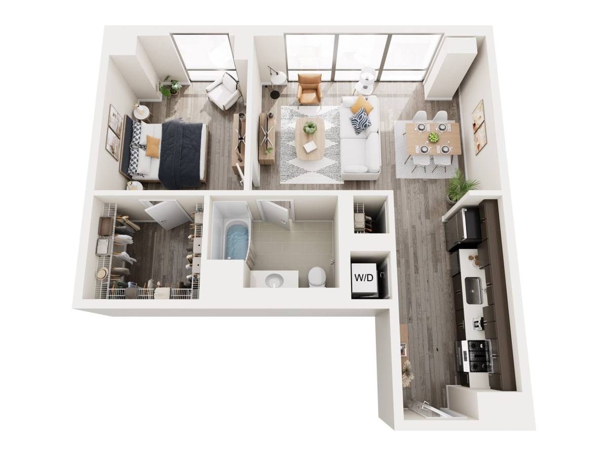Apartment for rent at 728 N Morgan St, Chicago, IL 60642