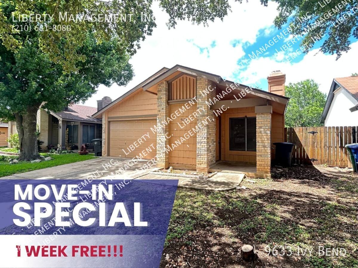 House for rent at 9633 Ivy Bend, San Antonio, TX 78250
