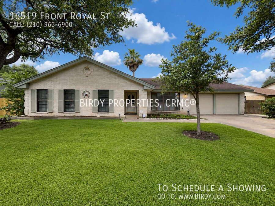House for rent at 16519 Front Royal St, San Antonio, TX 78247
