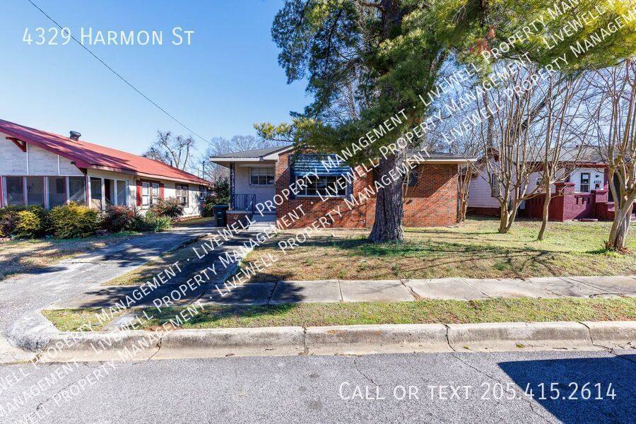 House for rent at 4329 Harmon St, Birmingham, AL 35217