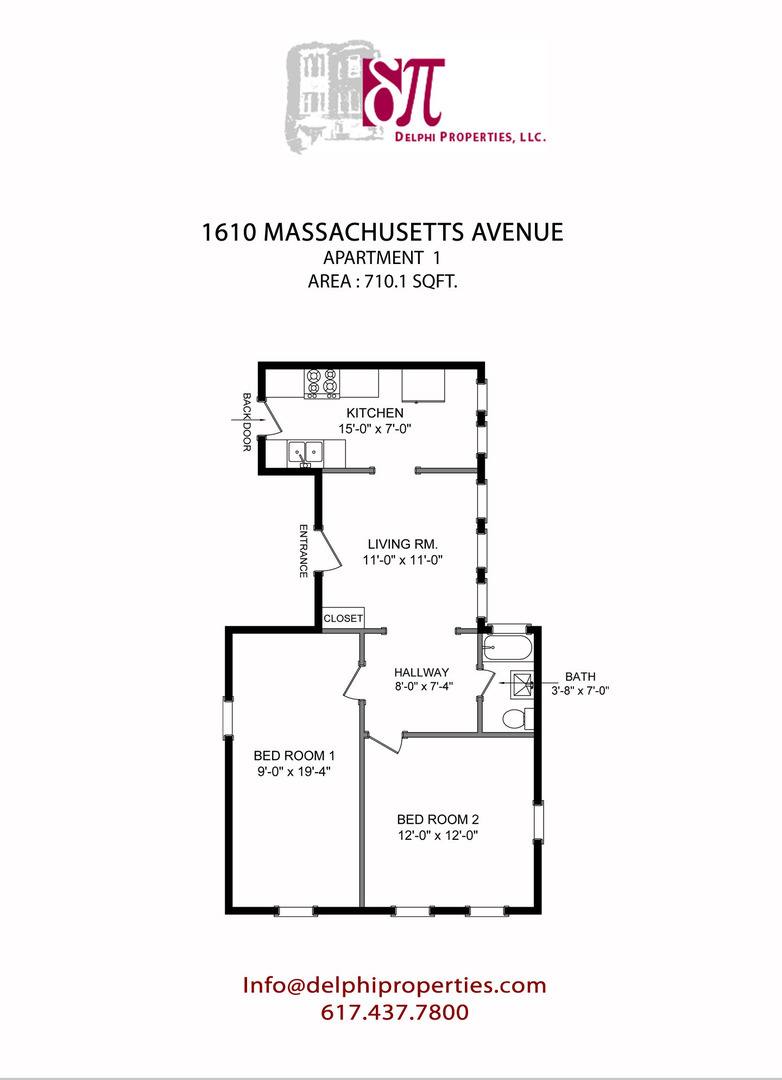 Apartment for rent at 1610 Massachusetts Ave, Cambridge, MA 02138