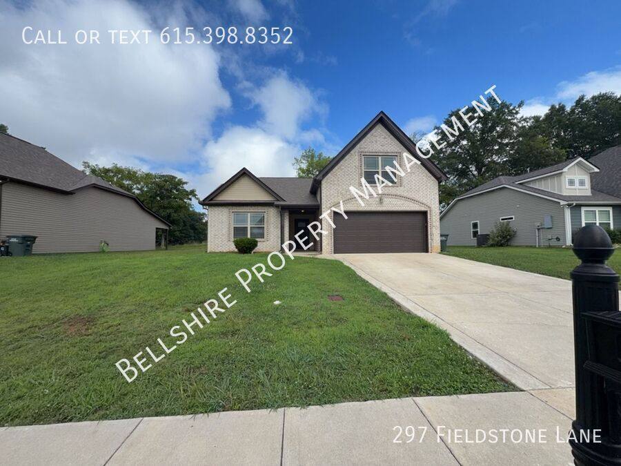 House for rent at 297 Fieldstone Lane, Springfield, TN 37172