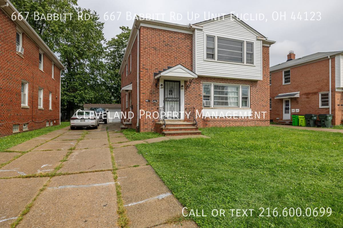 Apartment for rent at 667 Babbitt Rd Up Union, Euclid, OH 44123