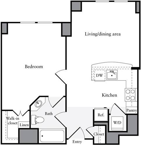 Apartment for rent at 660 Washington St #25P, Boston, MA 02116