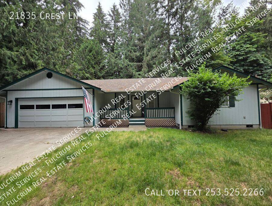 House for rent at 21835 Crest Lane SE, Yelm, WA 98597