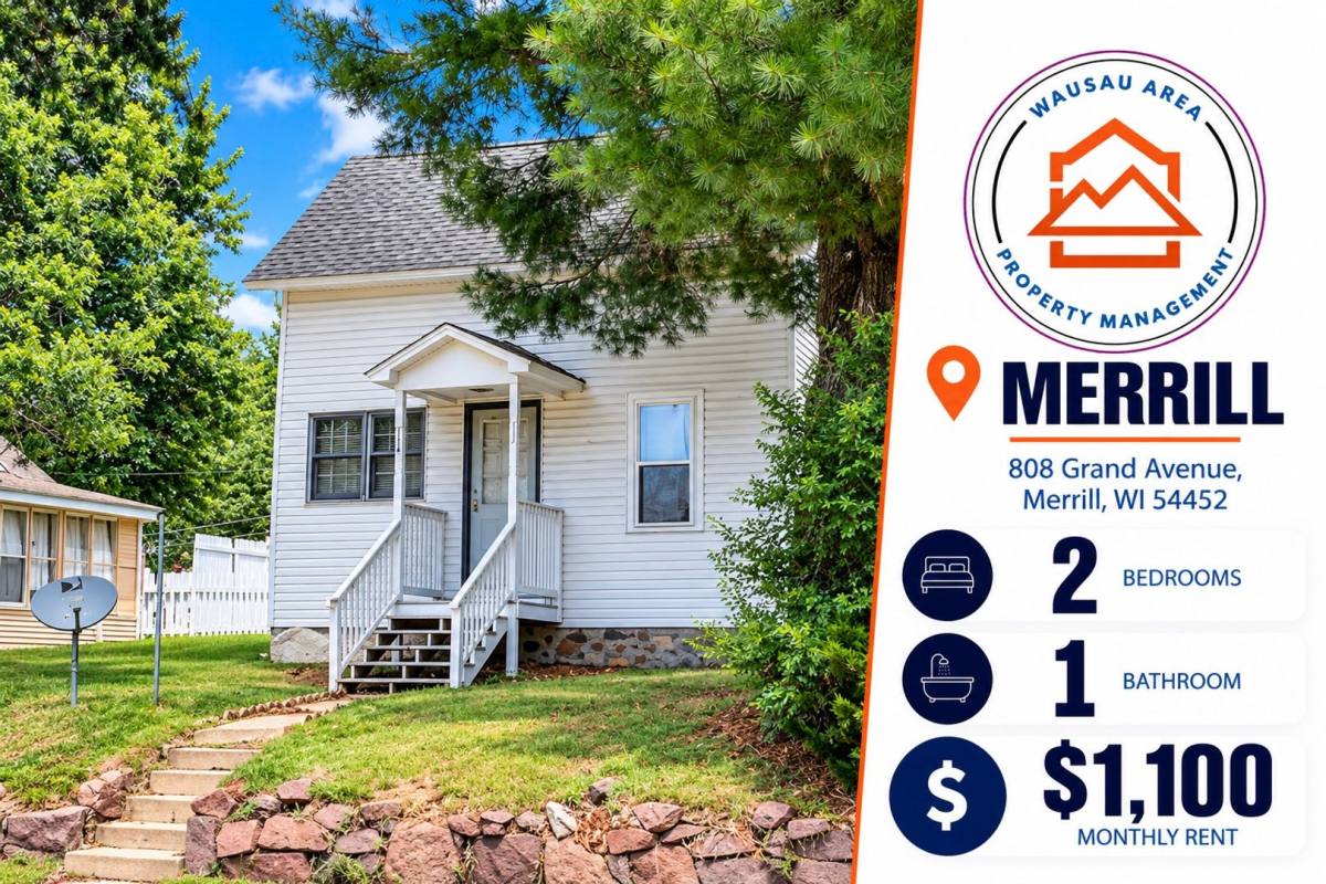 Apartment for rent at 808 Grand Ave, Merrill, WI 54452