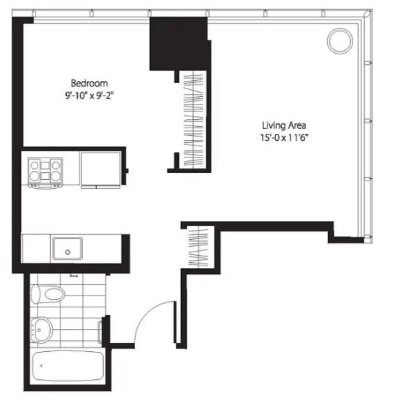 Apartment for rent at 207 W 66th St #5B, New York, NY 10023