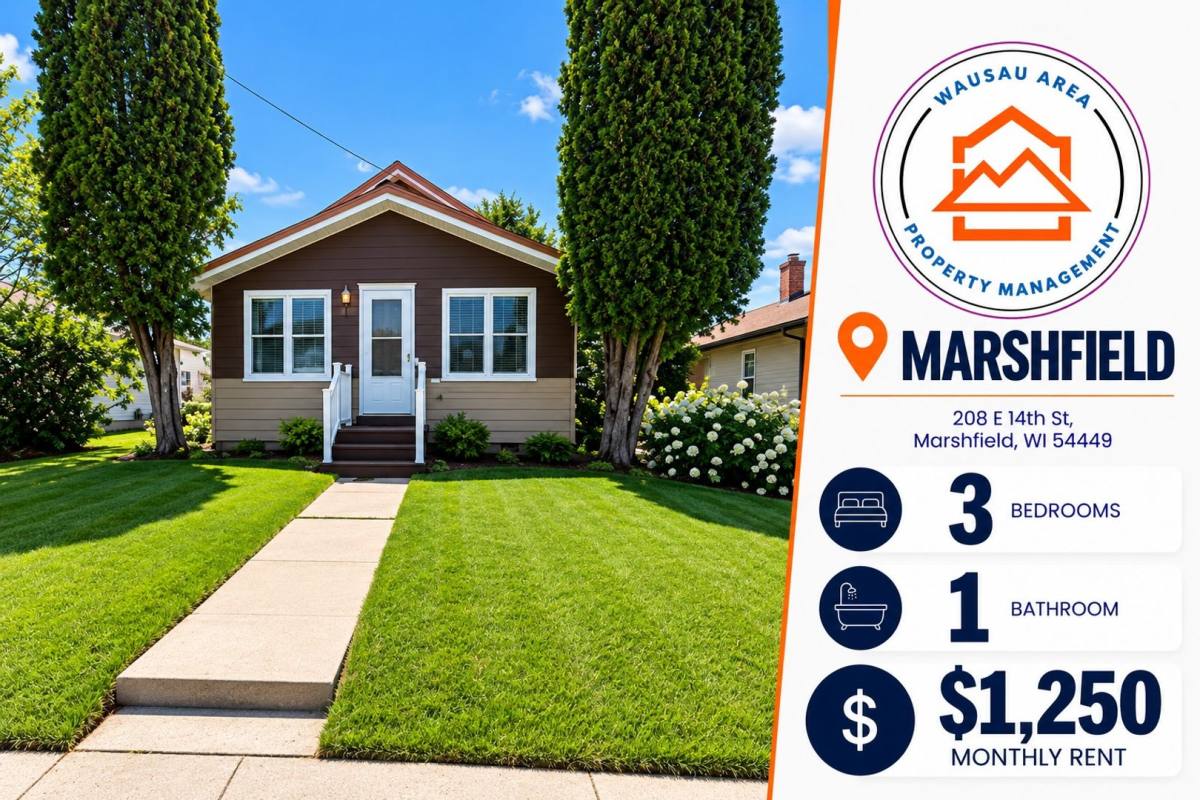 House for rent at 208 E 14th St, Marshfield, WI 54449