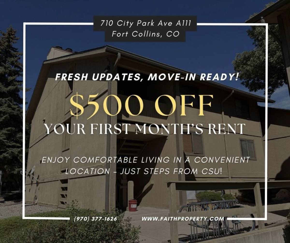 Apartment for rent at 710 City Park Ave #A111, Fort Collins, CO 80521