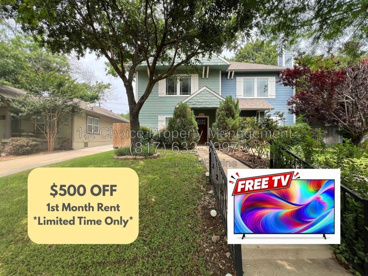 Townhouse for rent at 4730 Birchman Ave, Fort Worth, TX 76107