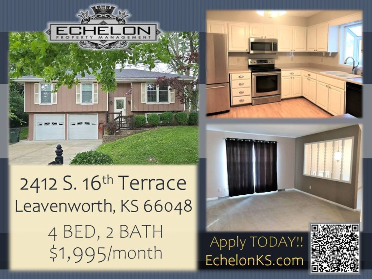 House for rent at 2412 S 16th Terrace, Leavenworth, KS 66048