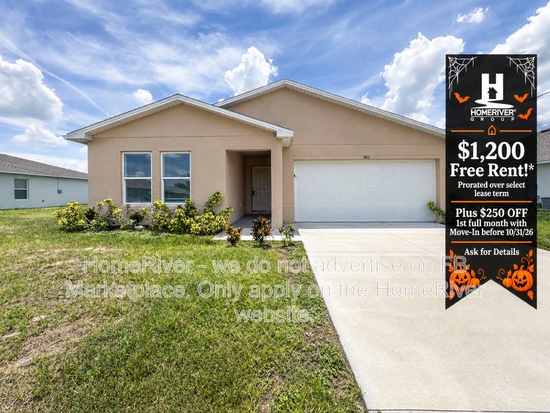 House for rent at 1822 NW 27th Terrace, Cape Coral, FL 33993