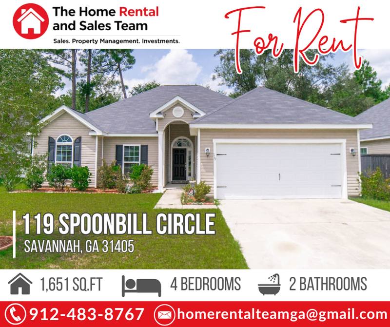 House for rent at 119 Spoonbill Circle, Savannah, GA 31405